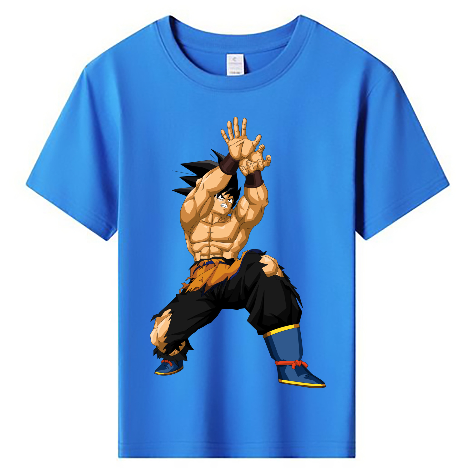 （画像用） ドラゴンボール 孫悟空（そん ごくう）Son Goku カカロット DRAGON BALL Kakarotto 綿100％キッズTシャツ（フロントプリント）